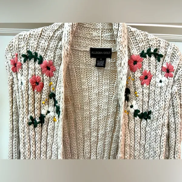 Long Sleeve Knit Cardigan - Image 2