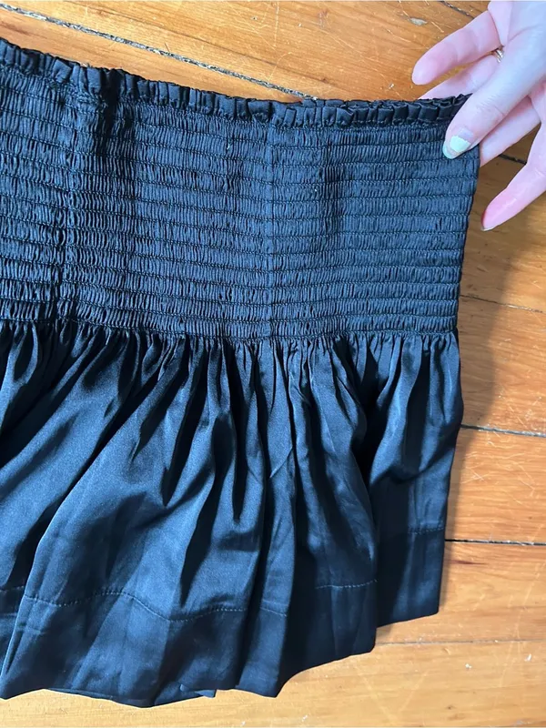 Natural Life Black Daisy Athletic Skirt xs - Image 7