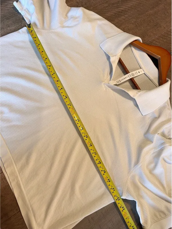 Lululemon Swiftly Tech Relaxed-Fit Polo Shirt in White Women’s size 14 LW3GMJS - Image 9