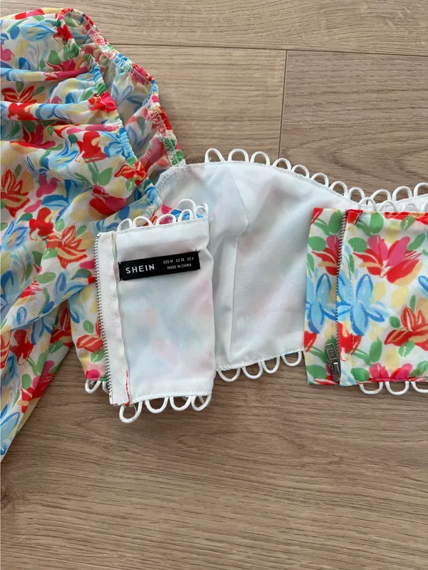 Shein Floral Two-Piece Skirt Set - Image 3