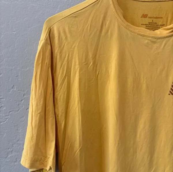 New Balance Yellow “Navy” T-Shirt - Image 5
