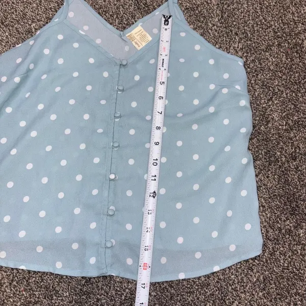 Japna Blue/white dotted tank Small - Image 5