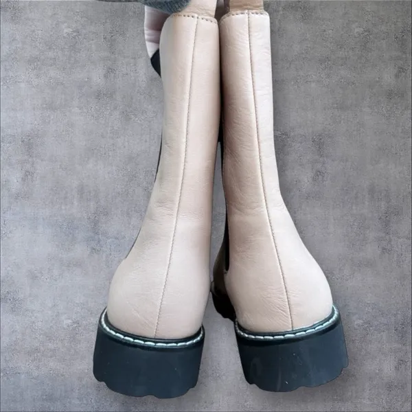 J. Crew Gwen Lug-sole High-shaft Leather Chelsea Boots - Image 15