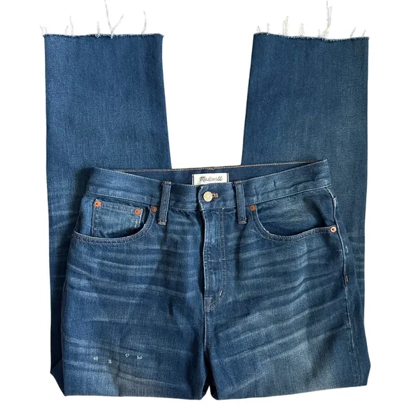 Madewell‎ The Perfect Vintage Jeans Faded Indigo Wash Cool Step Hem Size 29 - Image 6
