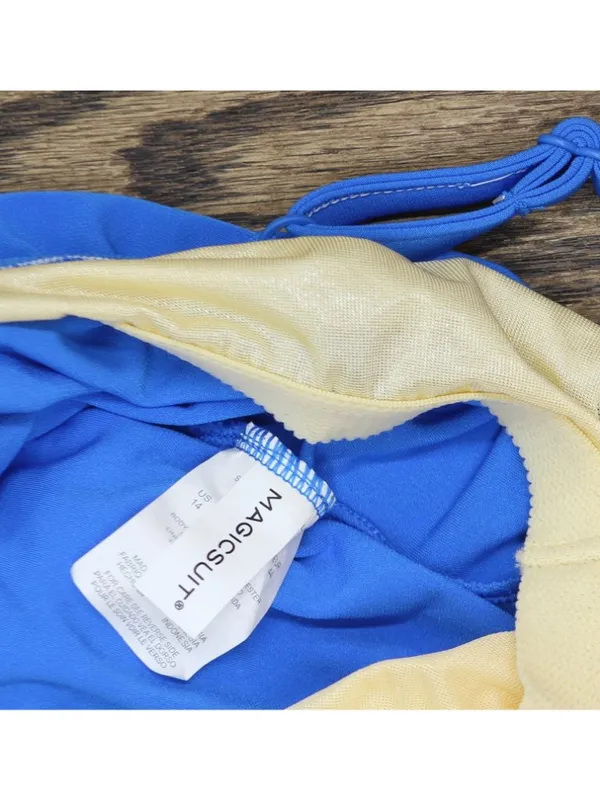 Magicsuit Swimwear Solids Carma Underwire Adjustable Tankini Top Sky Blue 14 - Image 3