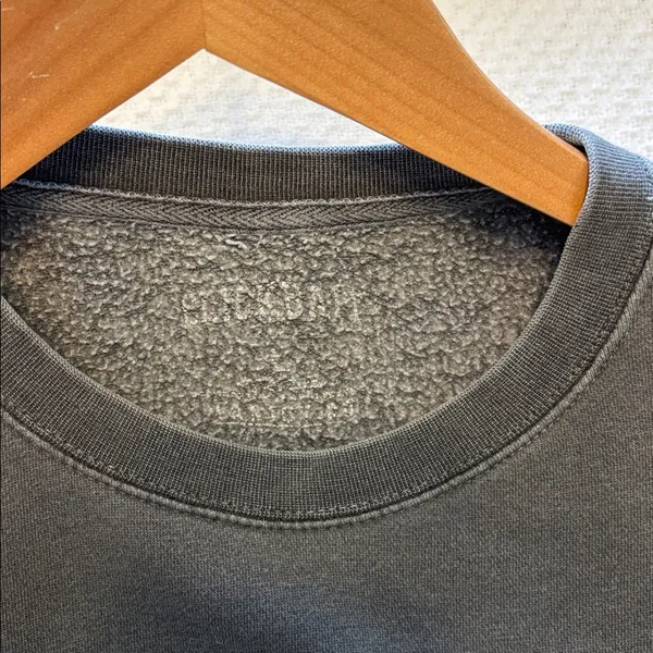 David Dobrik Fanjoy Clickbait Gray Crewneck Sweatshirt‎ size Large - Image 4