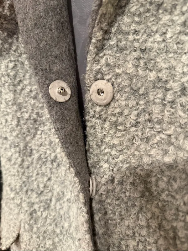 Armani Exchange Two-Tone Gray Wool-Blend Coat - Image 4