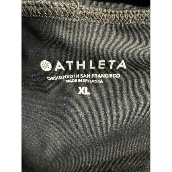 Athleta Black Athletic‎ Skirt Shorts Built-in Liner Women's XL - Image 4