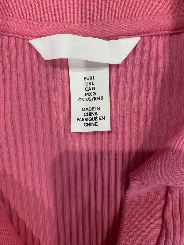 H&M Pink Crop Top - Image 2