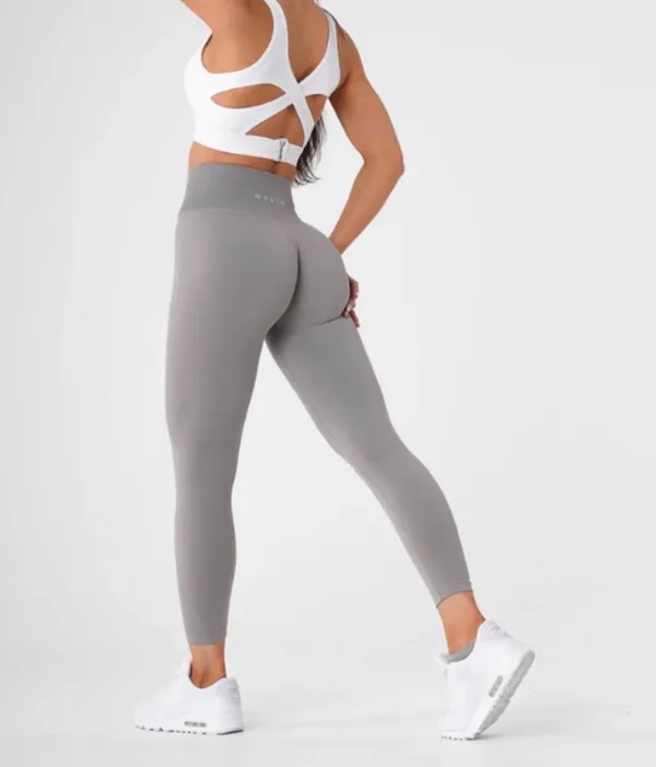 NVGTN Leggings Seamless Grey - Image 2