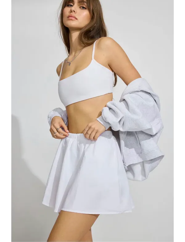 Garage White Skort - Image 2