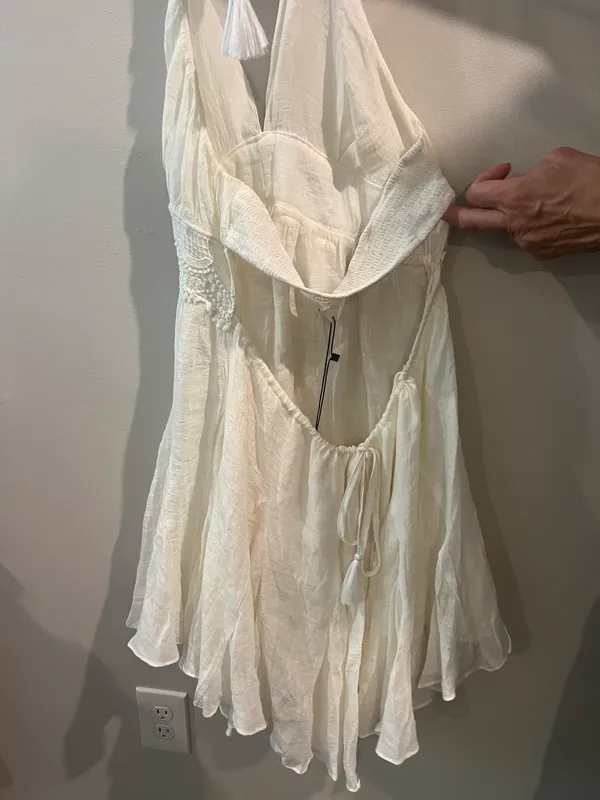 White Mini Dress - Image 2