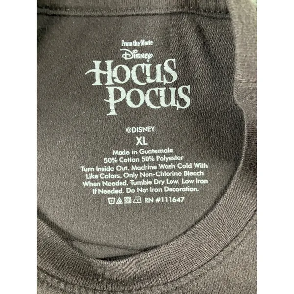 Disney Hocus Pocus Graphic Tee Womens XL Brown Goth Tarot Sanderson Sisters Tee - Image 8