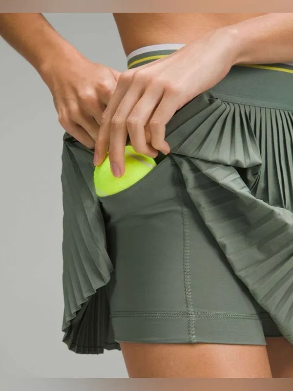 Lululemon Varsity High-Rise Pleated Tennis Skirt * Tipping Stripe - Image 4