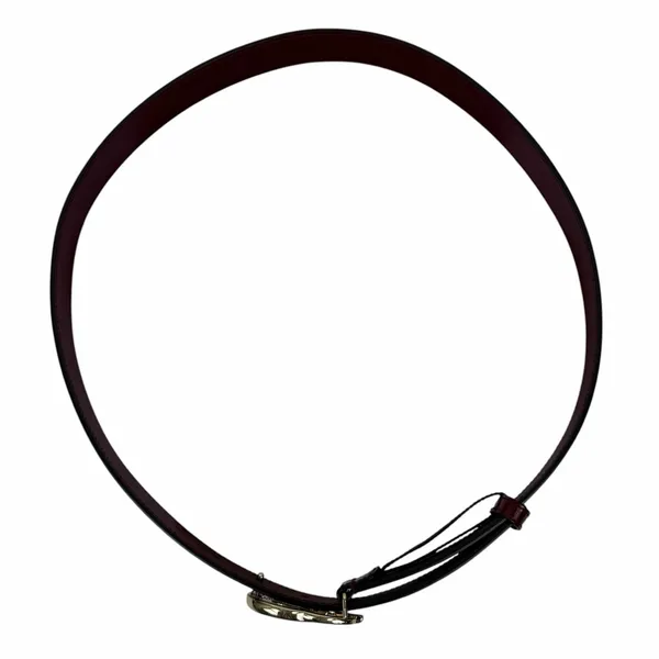 Gucci GG Marmont Belt Red Leather Gold Buckle Women Size 95/38 - Image 6