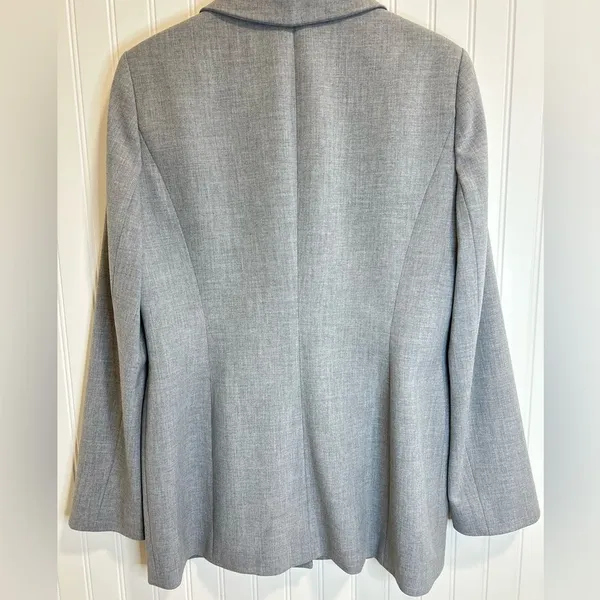 Austin Reed Classic Gray Women's Blazer vintage. USA long sleeve size S. - Image 4