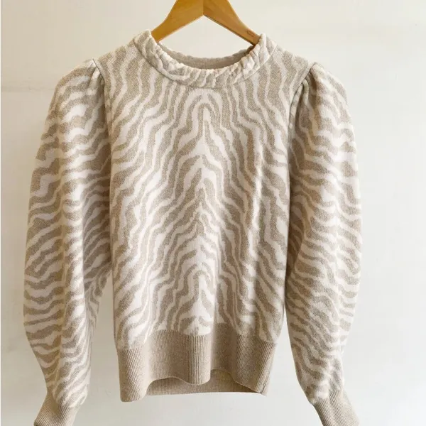 Ulla Johnson Massey Pullover Sweater Blanc‎ Size XS P - Image 2