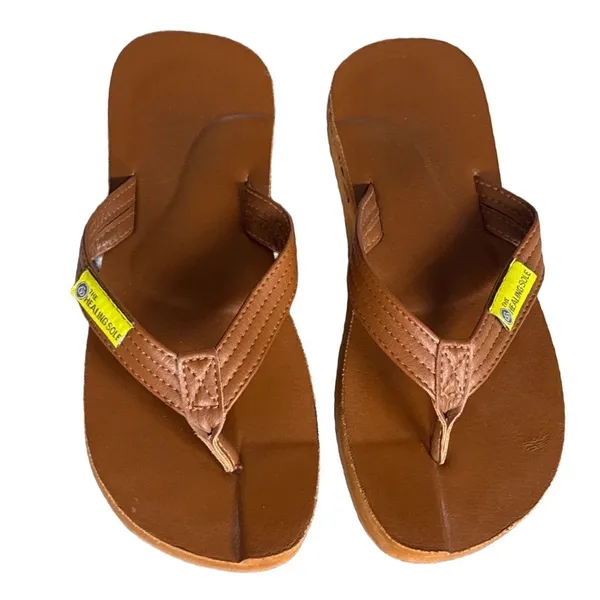The Healing Sole Original Brown Orthopedic Recovery Flip Flop Sandals Womens W7 - Image 5