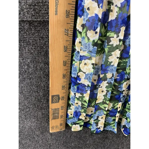 Joie By Anthropologie Maxi Skirt Belt Pull On Floral Blue Size Large NWOT - Image 6