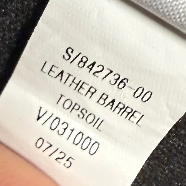 NWT Old Navy 18 Tall Extra High-Rise Barrel Leg Faux Leather Pants Topsoil Brown - Image 9