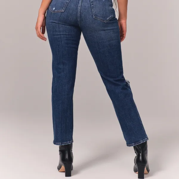 Abercrombie & Fitch Ankle Striaght Jeans - Image 10