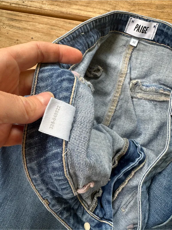 Paige Nellie Barrel leg Culotte jeans Hyden 32 - Image 5