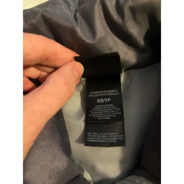 The North Face Puffer Jacket‎ 550 Down Quilted Gray Gorpcore XS - Image 4
