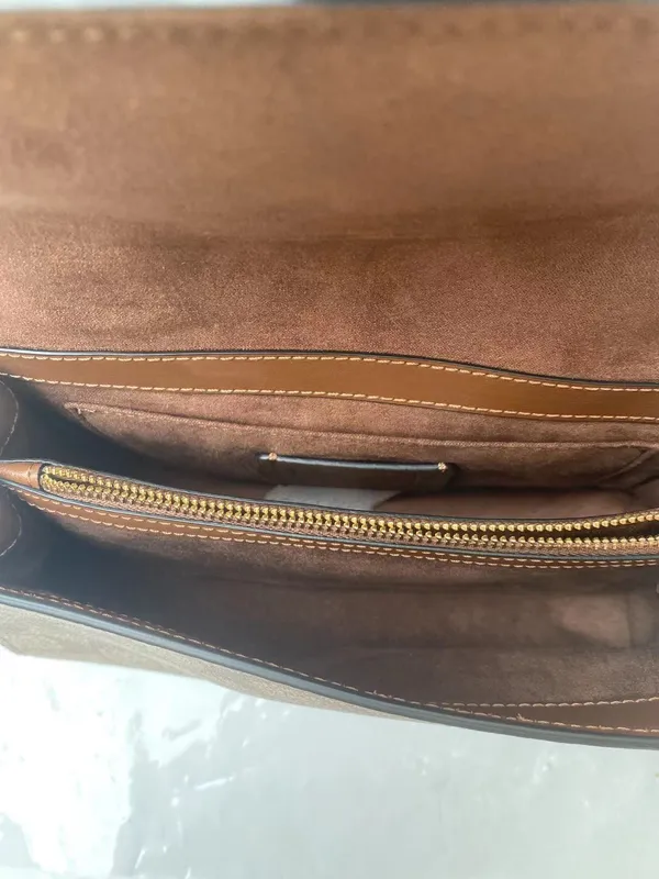 Coach Kleo Top Handle In Signature CanvasC8516 - Image 8