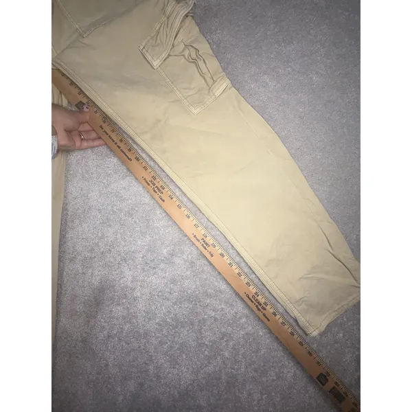 american eagle womens cargo pants straight leg tan 2 reg - Image 12