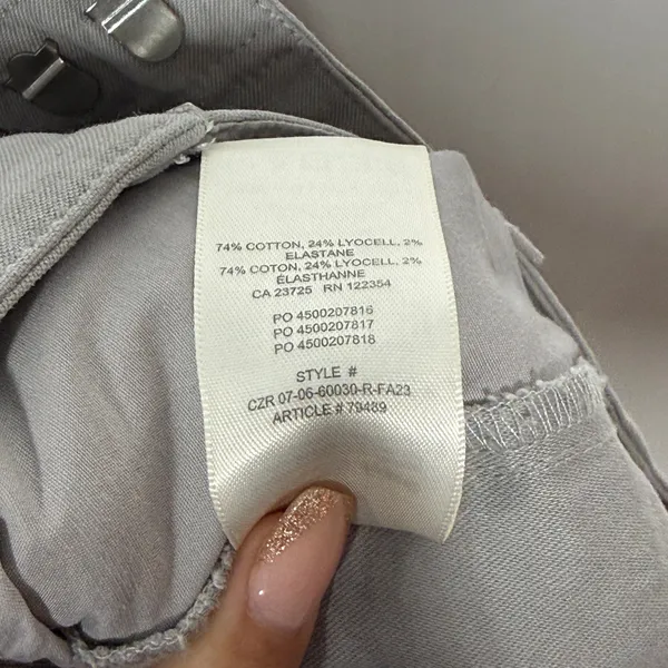 Wilfred‎ Free Ascendant Pants Womens Size 6 Light Gray High Waist Wide Leg Work - Image 11