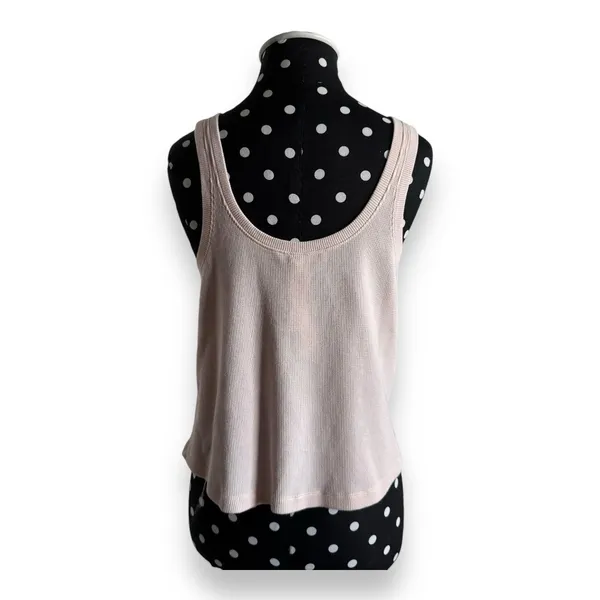 Victoria's‎ Secret Womens Pajama Top Sz S Pink Dream Tank Waffle Textured NEW - Image 5