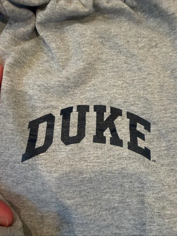Duke University Gray Adult Sweatpants Size Small - C18-030 - Image 5