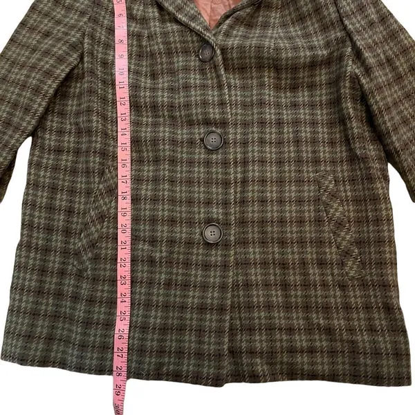 ‎Vintage Pendleton 100% Wool plaid coat - Image 12