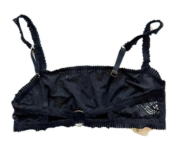 Aerie NWT Lace Mesh Bralette Bra Black Size Small S NEW - Image 7