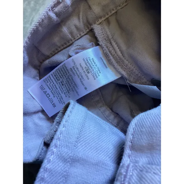 Madewell Lavender Purple Checkerboard High Rise Denim Shorts 27 NK854 - Image 7