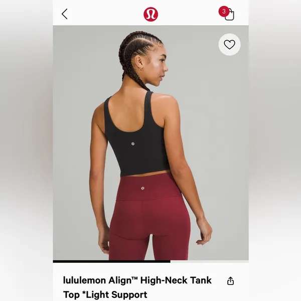 Lululemon Align High Neck Tank Top - Image 2