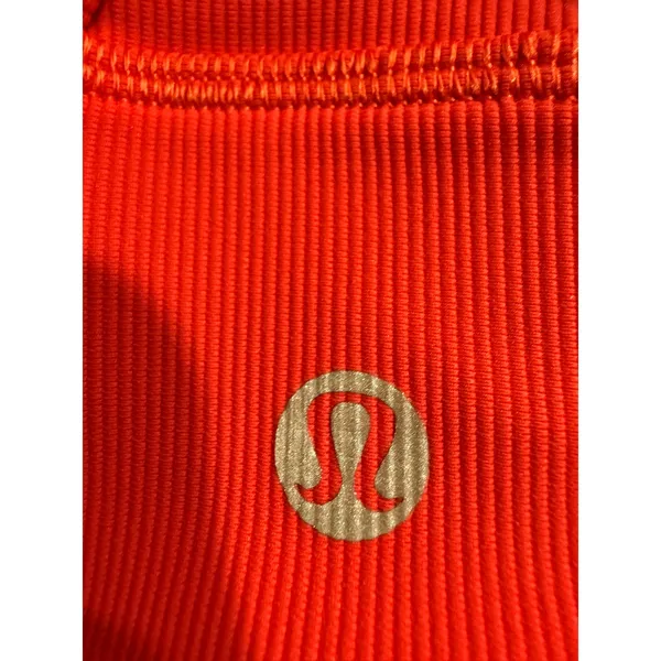 Lululemon Energy Bra High Neck‎ Ribbed Red Strappy Sports Bra Size 2 LW2CK9S - Image 5