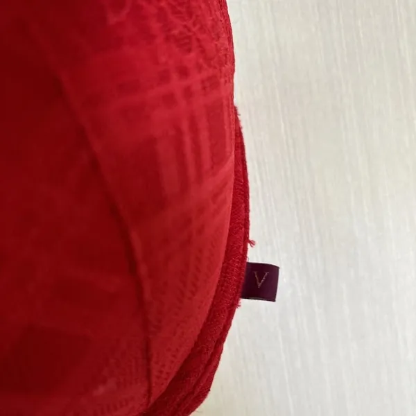 Victoria's Secret Bra Sz 32DD Red T-shirt Push Up Lace Velvet Convertible Strap - Image 5