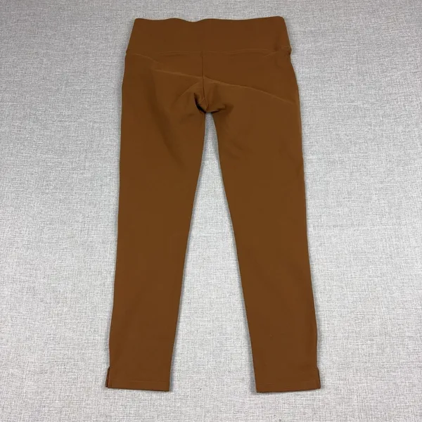 Spanx Leggings Womens L Brown Ankle Microfleece Shaping Stretch Comfort - Image 4