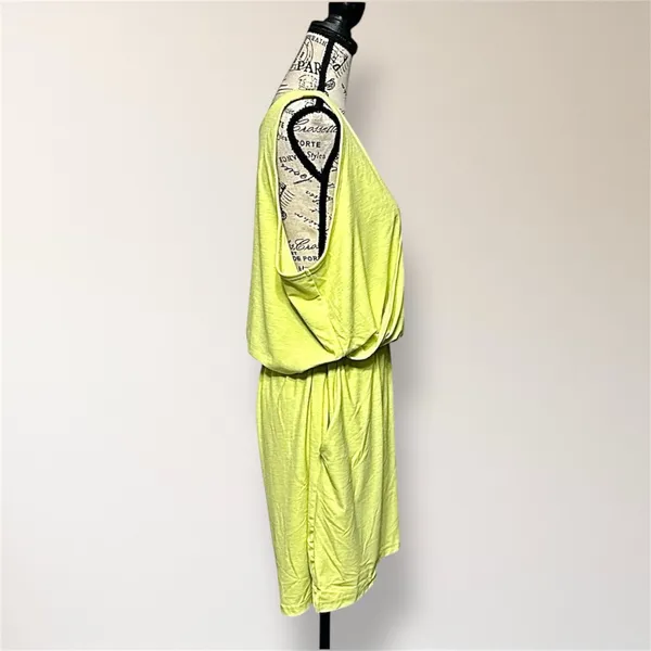 New Old Navy Active‎ XL Lime Breathe On Wrap V-Neck Romper Pockets Drawstring - Image 3