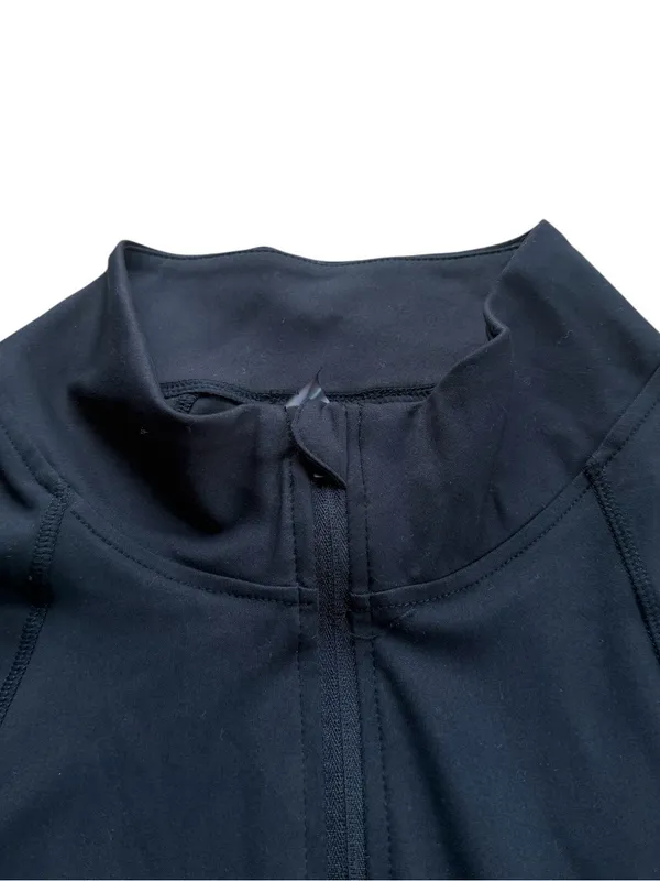 Laundry by Shelli Segal XL Black Full Zip Track Jacket Thumbholes Activewear - Image 5