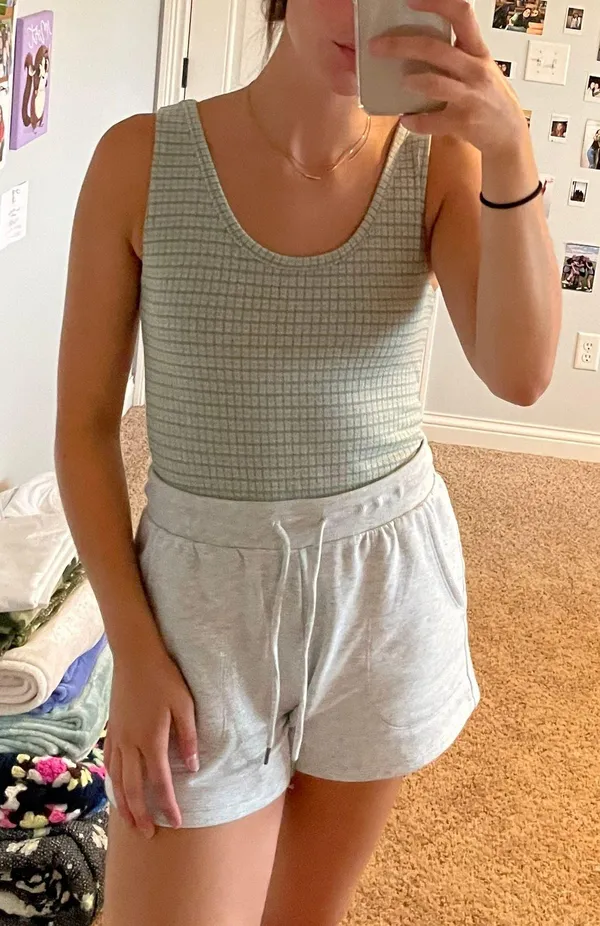 American Eagle Plaid Bodysuit - Image 2