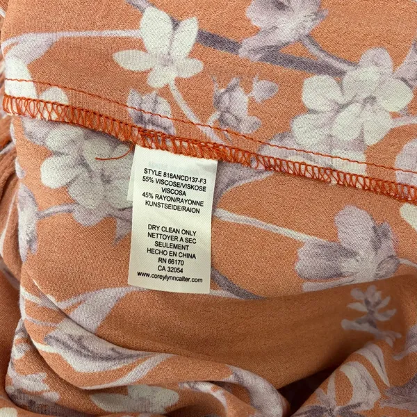 Anthropologie COREY LYNN CALTER Clementine Floral Midi Dress Smocked X-Small - Image 11