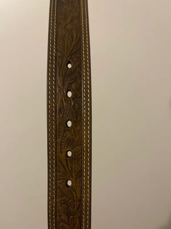 Ariat Floral Embossed Ends Belt 32 - Image 4