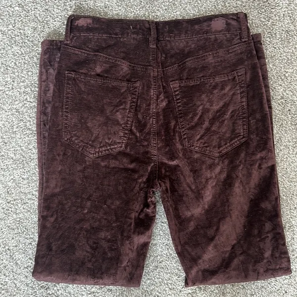 We The Free Free People Brown Velour Skinny Jean - Image 3