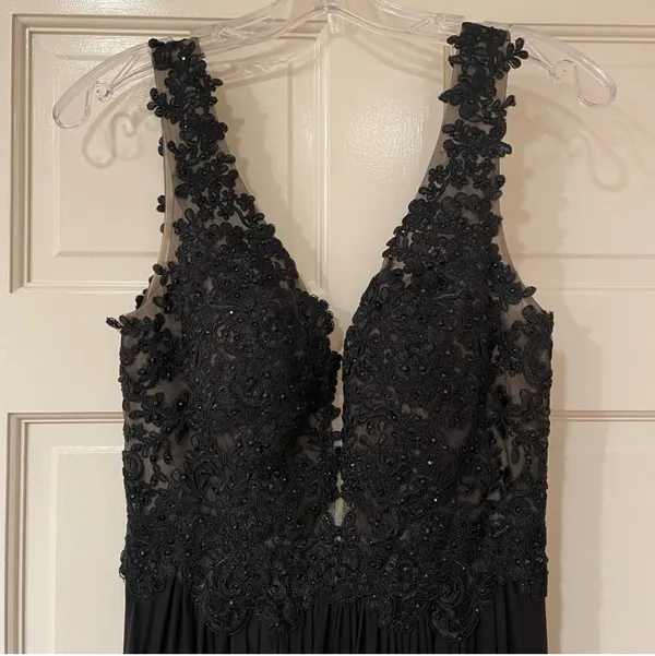 Sherri Hill Black Prom Dress - Image 3