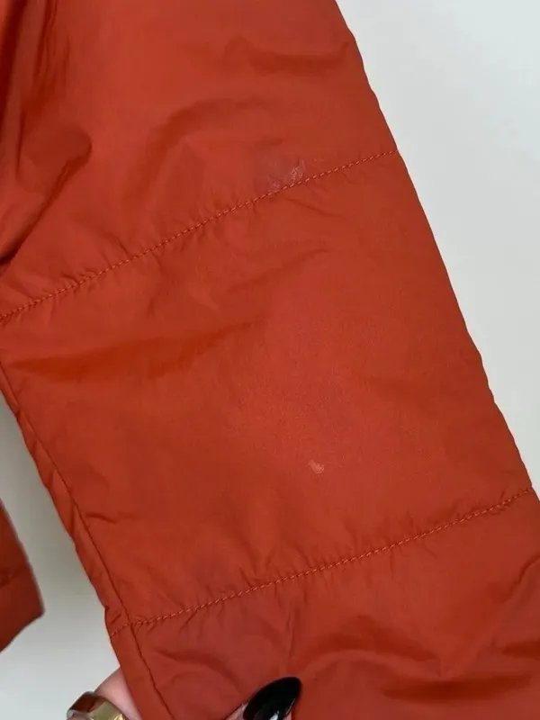 The North Face North Peak Puffer Sherpa Insulated Fleece Rust Jacket Size Medium - Image 8
