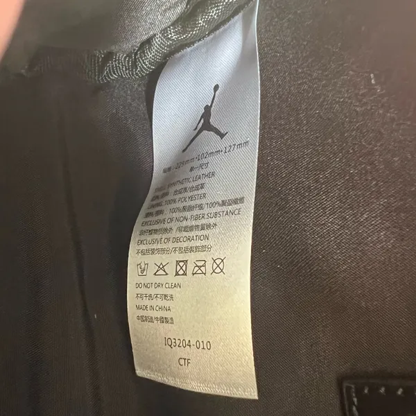NWT NIKE Jordan Monogram Leather Mini Duffel (3L) - Image 9