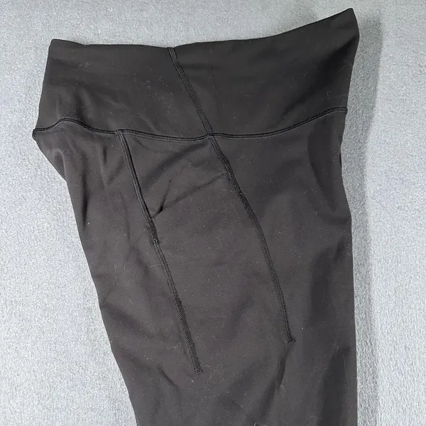Lululemon Wunder Train High Rise Leggings Womens 10 Black Pockets 25 Inseam - Image 10