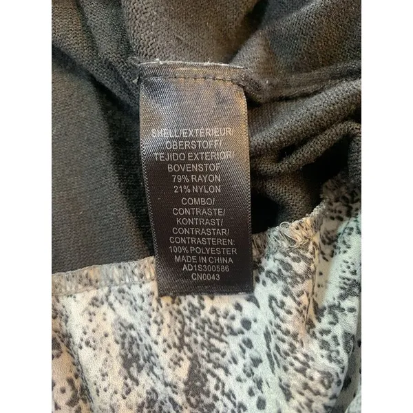 Adrianna‎ Papell Layered Sweater Shirt Tunic Top Women XL Office Church Career - Image 5